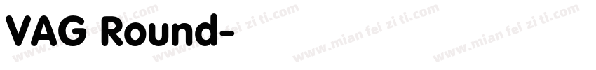 VAG Round字体转换